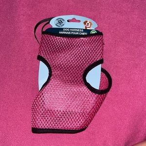 Hot Pink dog harness in mesh small
